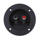 Square Shape Double Binding Post Type Speaker Wiring Box Terminal Cup Board A