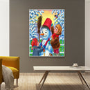 Full Round Drill Diamond Painting DIY Christmas Snowman Rhinestone Picture