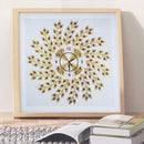 DIY Special Shaped Diamond Painting Flower Embroider Wall Clock Craft Decor