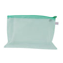 12 Pcs A4 Paper Gridding Zipper Closure Files Bags Folders Green