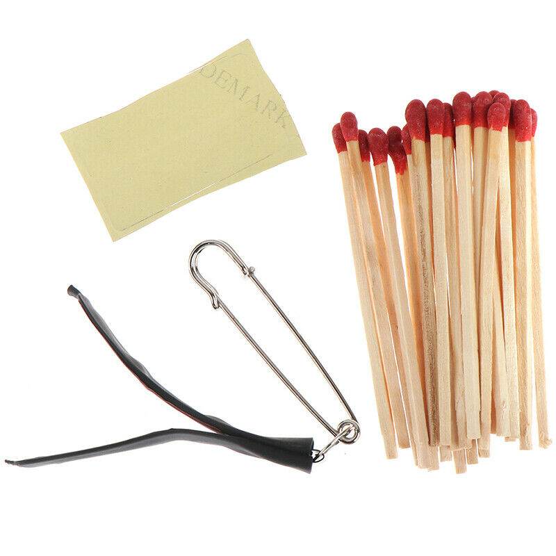 Multi Lit Match Fire Magic Tricks Three Clip Match Pull Burning Stage MagicJ Gw