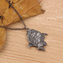 Red Crystal Vampire Gothic Bat Pendant Halloween Necklace Womens Jewelry Gi E3W9