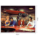 5D DIY Full Drill Diamond Painting Gathering Cross Stitch Embroidery Mosaic