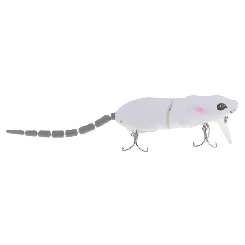 Soft Mice Rat Mouse Top Water Fishing Lure Bass Bait Crankbait 2 Hooks 02