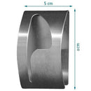 Self Adhesive Stainless Steel Hanger Kitchen Hardware Accessories Holder St