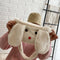 Cute Rabbit Shaped Shoulder Crossbody Bag Women Fleece Street Money Purses