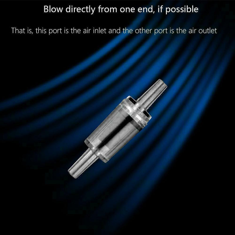 1Pc Aquarium One Way Check Valve Non-Return Fish Tank B4O8 Pump System Air Z3Y1