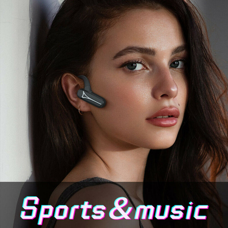 F1 Bone Conduction Wireless Bluetooth 5.0 Earphones Waterproof Handsfree Headset
