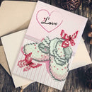5D DIY Drills Diamond Painting Valentine Greeting Card Party Birthday Gifts