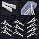10 Disposable Plastic Piercing Clamp Forcep Plier Supplies Tool Slotted Body Ear