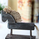 Wood Crafts Horse Design Decoration Ornaments Creative Gifts