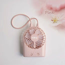 New Usb Rechargeable Mini Fan Summer Desktop 3 Files Electric Small Fan Por C3T3