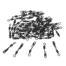 50pcs Stainless Steel Fishing Swivels 4