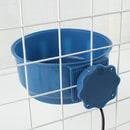 Winter Pet Dog Heating Bowl Constant Temperature Cage Hanging Water Basin  A
