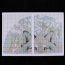 Stamped Cross Stitch Kit Pre-Printed Pattern Embroidery Animal Wolf