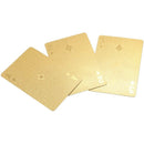 Poker Embossed Game Collection Playing Cards Set Plastic Durable Waterproof