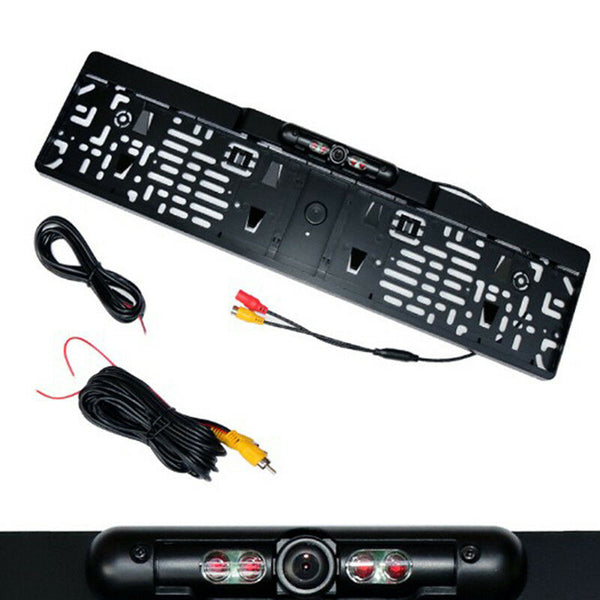 Car License Plate Frame Rear View Reverse Backup Parking Night Vision Camera 3CA