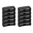 10x Silicone Watch Strap Loops Smart Bracelet Band Replace Retainer Rings A