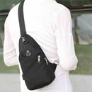 Antitheft Usb Recharging Chest Pack Bag Men Waterproof Crossbody Bag for Wo M5X8