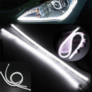 45CM DRL Flexible LED Tube Strip Daytime Running Lights Car Parking Lamps M&O