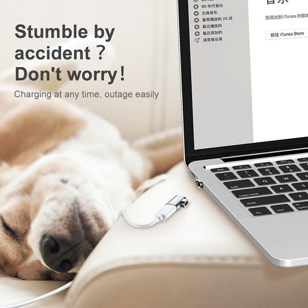Baseus Mini USB/Type-C Fast Charging Magnetic Waterproof Elbow Adapter Converter
