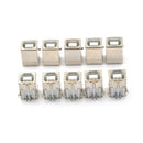 10x Printer USB Interface BF90 Degree Type B USB Data D Mouth Socket ConnectorJR