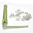 19 Different Discs Clay Fimo Extruder Craft Gun Sculpting Dough Cake Decor Tool