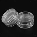 50 Pieces Plastic Cosmetic Empty Pots Sample For Make up With Pretty Woman