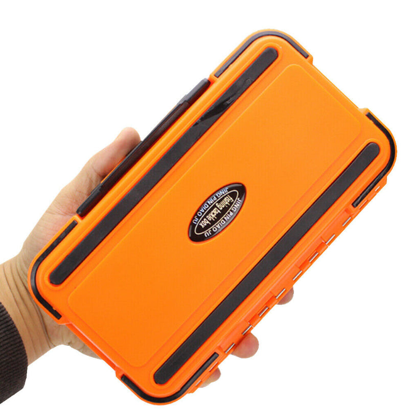 Fishing Tackle Box Double Sided Fishing Lure Bait Hook Storage Box (L) A