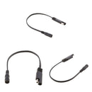 25.4cm Standard SAE to DC Coax Female Adapter 5.5mmx2.5mm Cable 18AWG Plastic