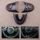 Carbon Fiber Color Steering Wheel Cover Trim fit for Mini Cooper F54 F56 F57 F60