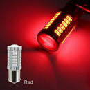 2 Pcs Amber 1156 33SMD Car Tail Turns Signals Brake Reverse Light Lamp Bulbs