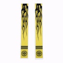 12pcs fluorescent yellow arrow wraps for fletching carbon fiberglass arrow OZ