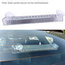 21cm 16 LED Car Solar Driving Warning Light Anti-theft Emergency Flashing Strobe