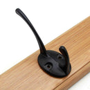 1Pack Heavy Duty Dual Coat Hooks Wall Mounted 20 Screws Retro Double Hook AU