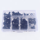 158Pcs Motorcycle Aluminum Complete Fairing Bolt Kit Bodywork Screws Nuts Black