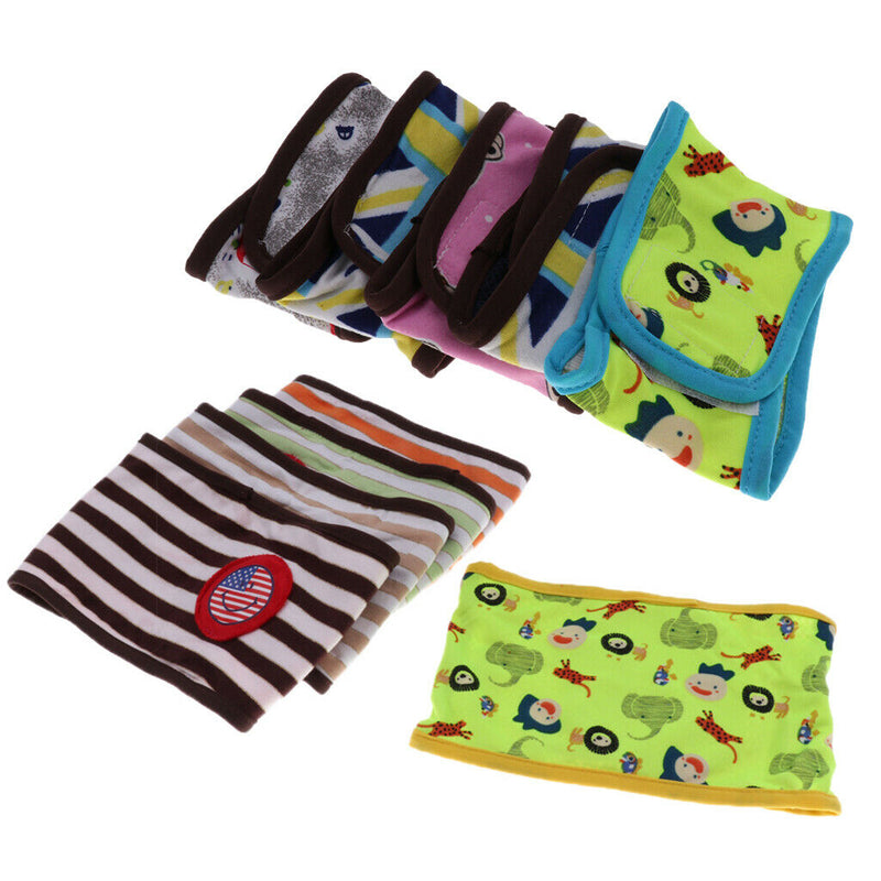 2 Pcs Male Dog Nappy Diaper Belly Wrap Band Sanitary Pants Underpants