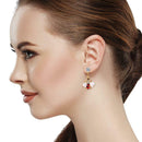 Bee Rhinestone Dangles Earrings Colorful Long Ear Drop Women Jewelry Gift