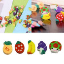 Mini Fruit Shaped Rubber Pencil Eraser Novelty Stationery D1B2 G0R Gift S8W3