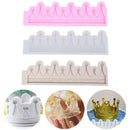 Vivid Princess Crown Liquid Silicone Mold Fondant Sugarcraft Cake Decorat 3C
