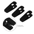 Plastic, flocking Hangers Clips 20 Pack Black Pants Hangers Clips Strong Fi G3I4