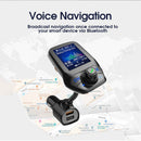 T43 Car Bluetooth Mp3 Player Hands-Free Call Type-C Charger Fm Transmitter  S2L5