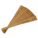 Bamboo Fan Patterned Dragonfly Ajoure Pocket Fan Gift Decoration (K)