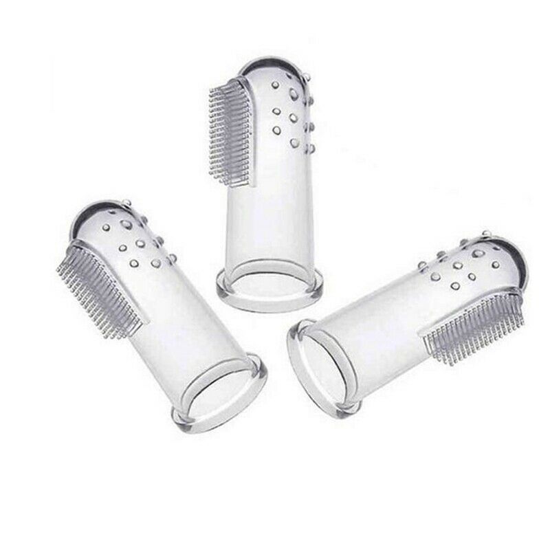 6-Pack Pet Finger Toothbrushes,Dog Tooth Cleaner Teeth Cleaning Dental Care N3S7