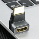 90 Degree HDMI Adapter for HDTV Projetor Laptop Male to Female Converter