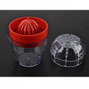 Citrus press, juice press operated manually, lime press made of plastic fruit