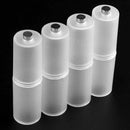 4pcs AAA To AA Adapter Office Convenient Battery Converter Home Accessories Case