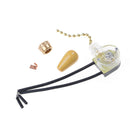 2X Convenient Ceiling Fan Light Replacement Retro Pull Chain Switch  r JR