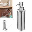 Stainless Steel Pump Soap Lotion Dispenser Liquid Shampoo Bottle Kitchen Ba Q7I2