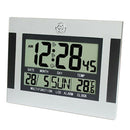 Large Digital LCD Display Clock Calendar Day Month Year Temperature Meter
